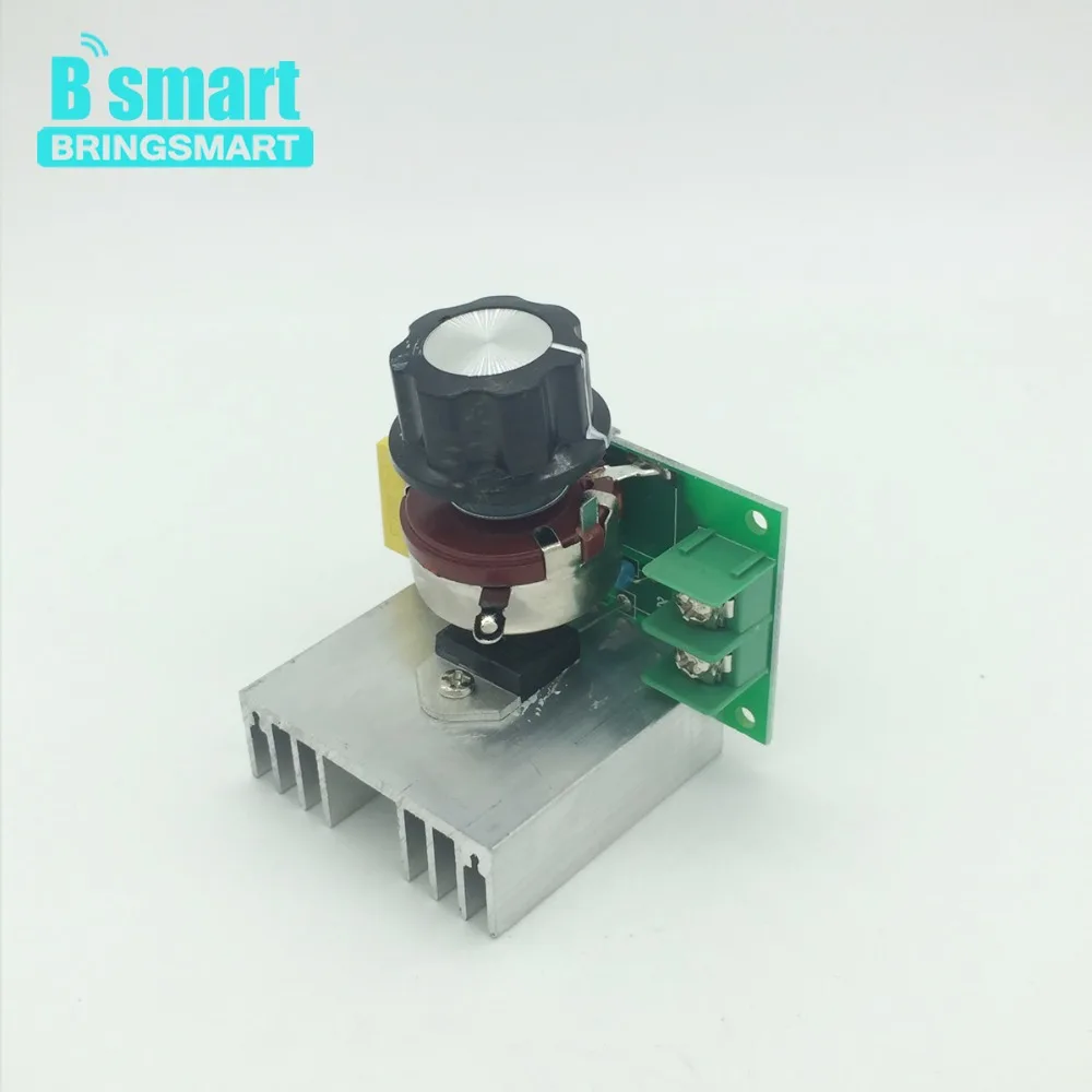 Bringsmart 3800 вт тиристорный регулятор скорости двигателя 220 в переменного тока 0