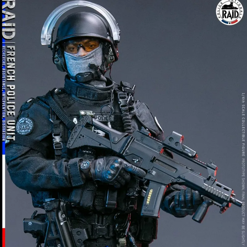 Плотина DAMTOYS 78061 1/6 французский полицейский блок рейд в Париж Коллекция фигурка для фанатов подарок на праздник