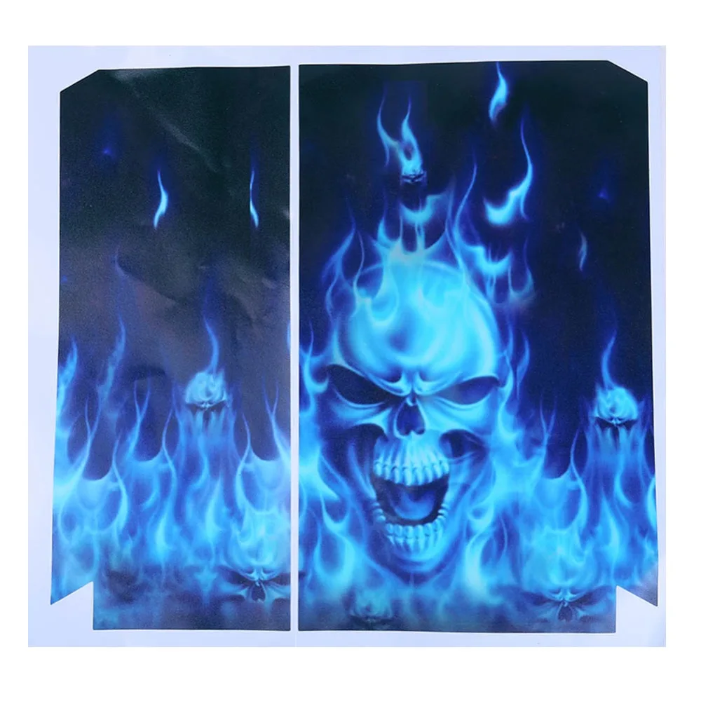 Пожарный череп виниловая наклейка Водонепроницаемая для PS4 Sony PlayStation 4 защитная