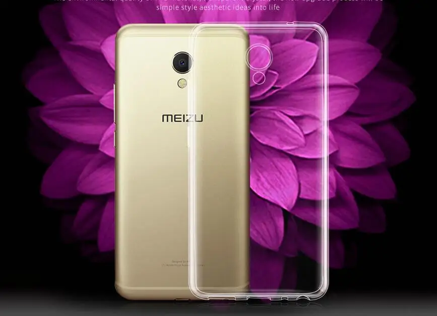 Ультратонкий Прозрачный градиентного Цвета Мягкий ТПУ чехол для Meizu M5 Note/M3 Note M6s M5S