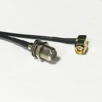 new rp sma male plug right angle connector switch f female jack connector rg174 wholesale 20cm 8 adapter