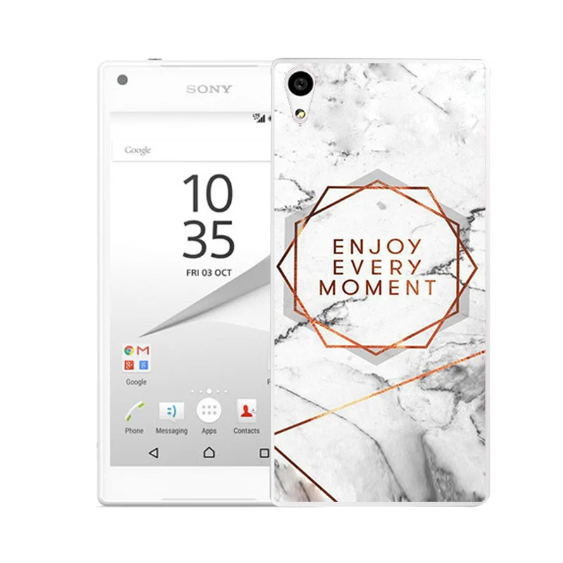 Qmswei ТПУ прозрачный мягкий чехол для телефона sony Z3 Z2 Z5 Z4 пейзаж Флора разноцветный