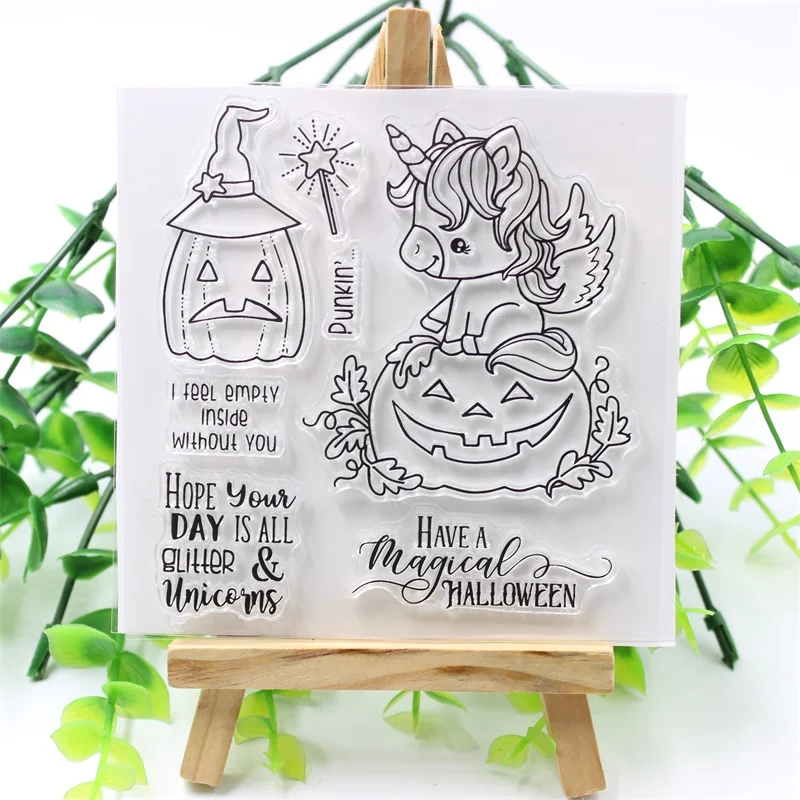 Смешанный маленький квадратный прозрачный силиконовый штамп/печать для DIY