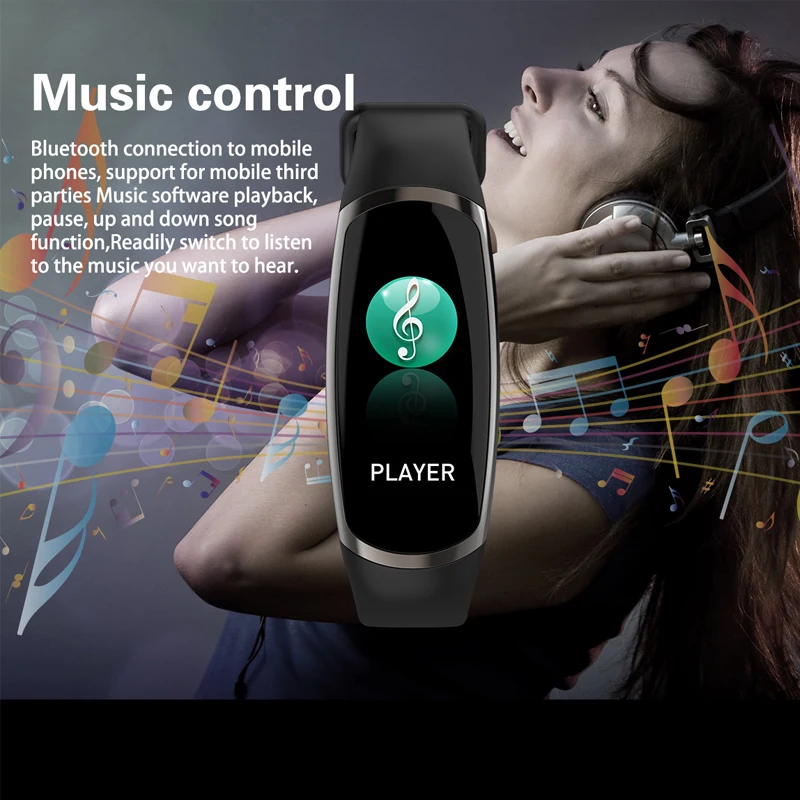 Смарт-браслет R16 Android IOS пульсометр монитор сна кровяное давление фитнес-трекер