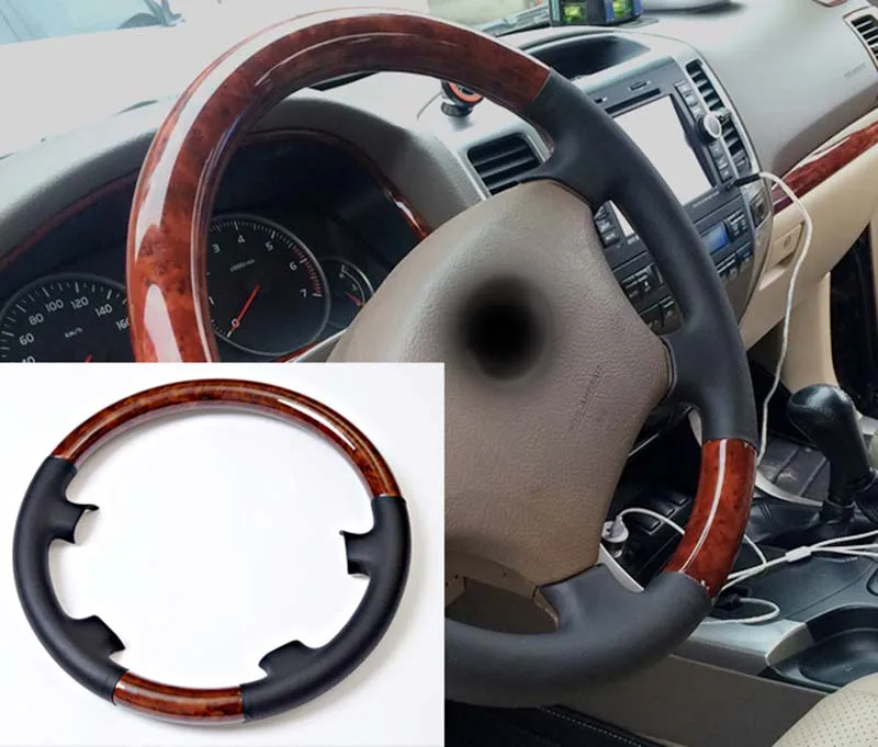 Для TOYOTA PRADO 2004-2009 крышка рулевого колеса/стекло подъемный переключатель панели украшения внутренняя отделка