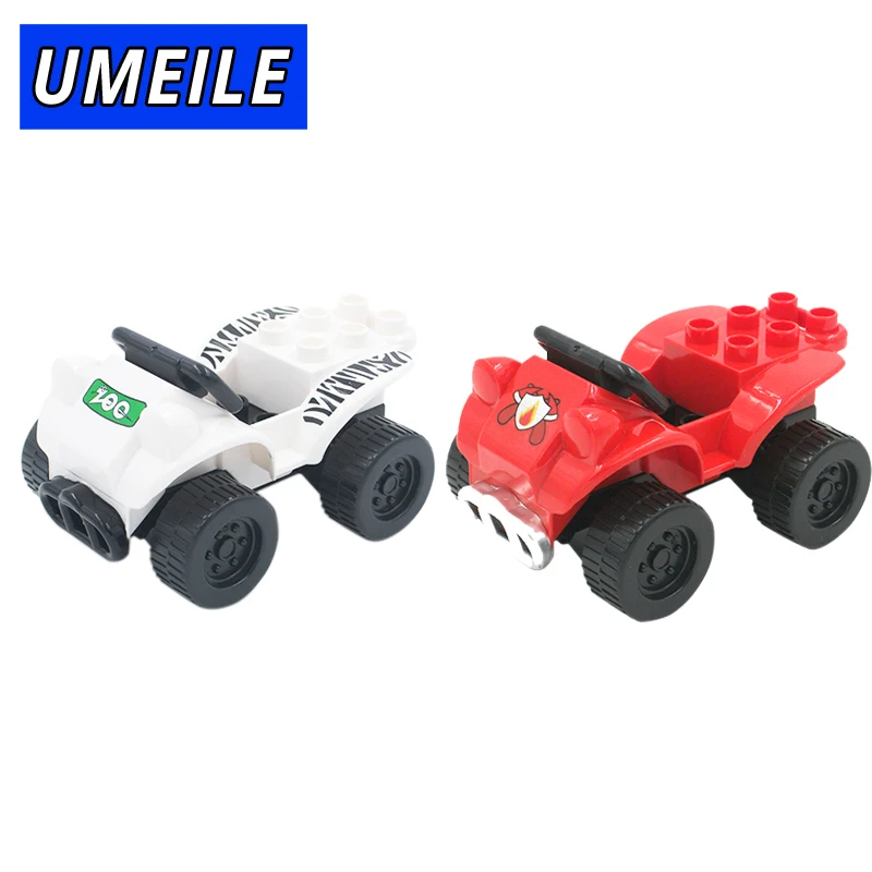 Оригинальный бренд UMEILE 2 шт./компл. пожарная машина для зоопарка Джип модель