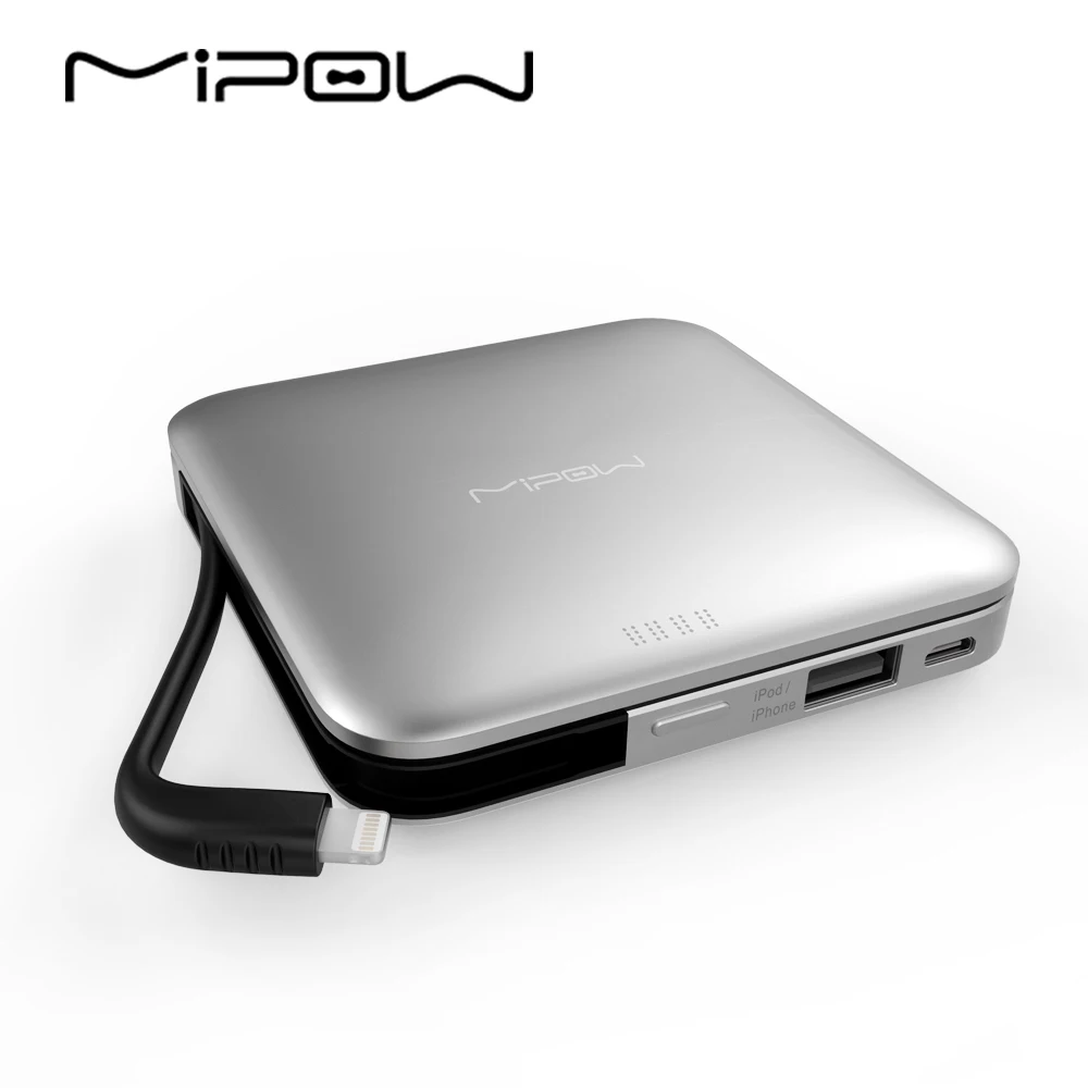 MIPOW power Bank Аккумулятор 9000 мАч портативное зарядное устройство с
