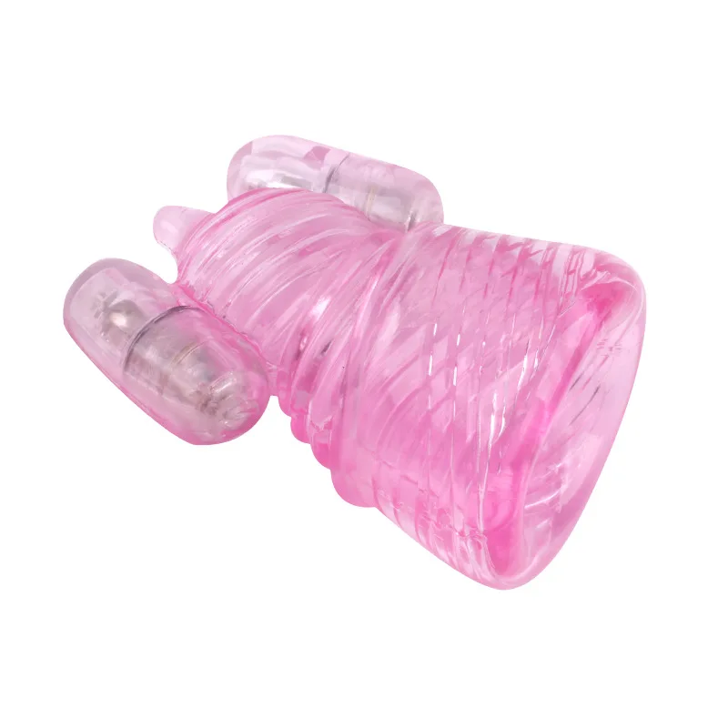 Перезаряжаемый Массажер для пениса с 2 вибраторами Мужской мастурбатор