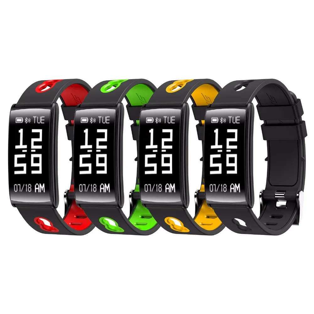 Enohplx HM68 Bluetooth Smart Сердечного ритма крови Давление монитор умный Браслет IP67 для IOS и