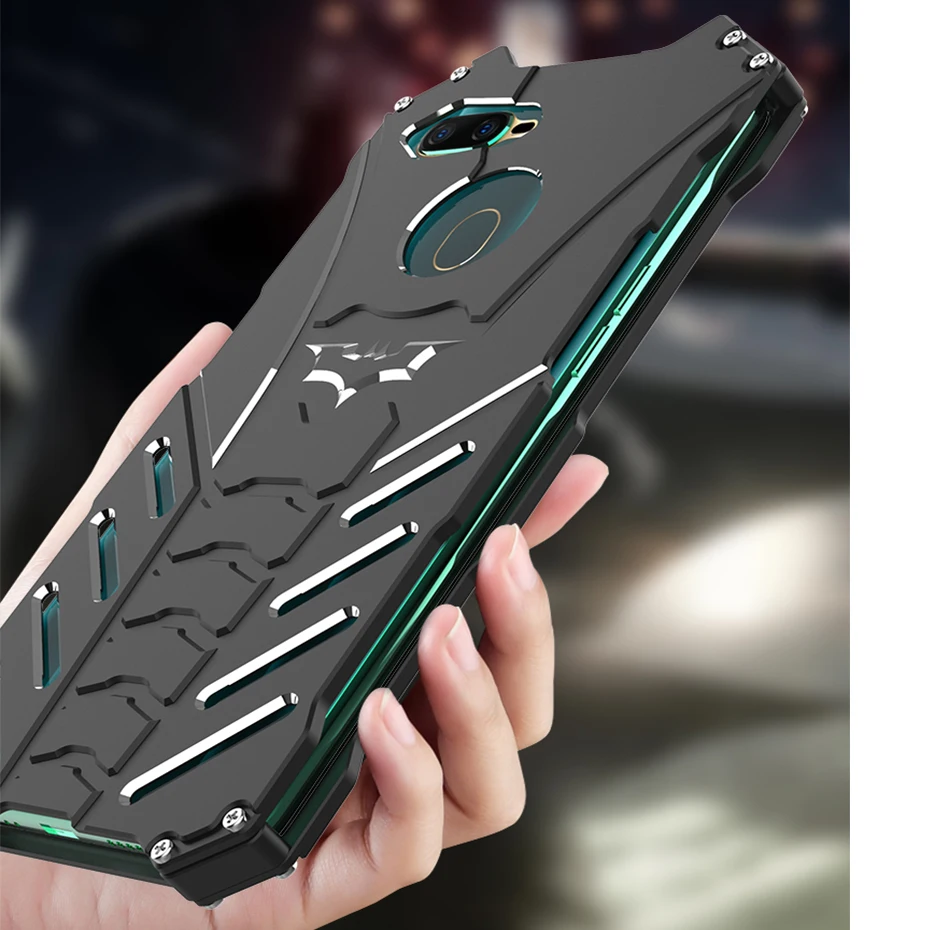 Чехол для OPPO A7 A7x роскошный ударопрочный чехол с подставкой K1 A5 A3 F7 алюминиевый
