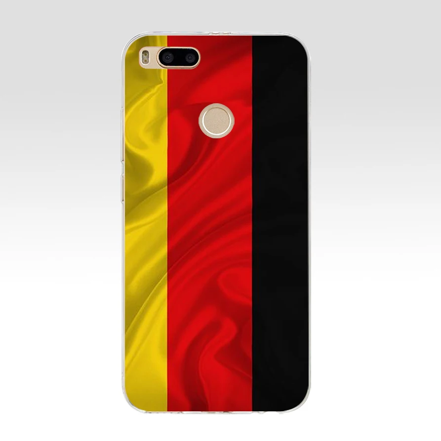 Мягкий силиконовый чехол 230AQ с немецким флагом немецкого флага ТПУ для телефона