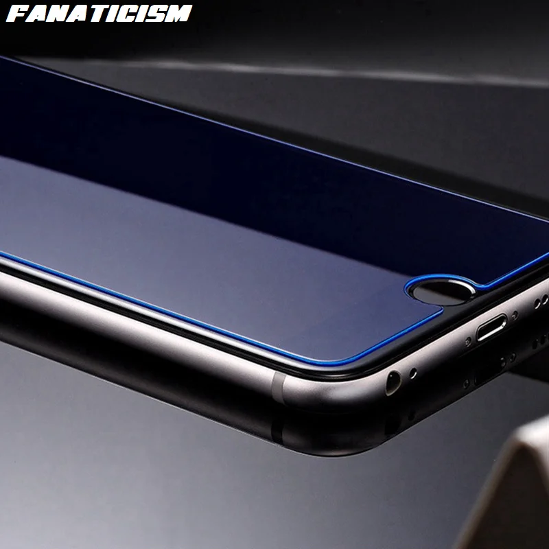 500 шт Анти-синий свет Закаленное стекло протектор экрана для iphone 11 Pro Max XR X XS Max 6 7 8 Plus Взрывозащищенная стеклянная пленка