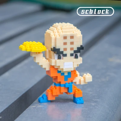 04 Dragon Ball Мини Конструкторы строительные игрушки Гоку мультфильм модель аниме фигурка Мастер Роши Игрушки Для Детей Забавные милые подарки для мальчиков - Цвет: 04