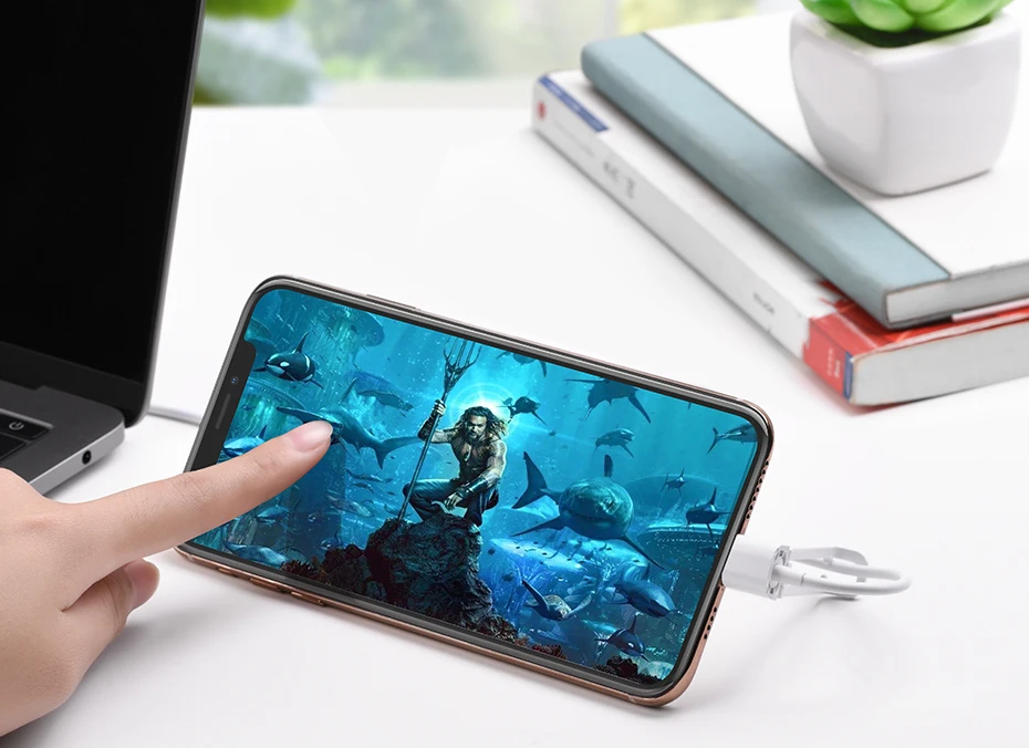 HOCO для Apple iPhone iPad usb зарядный кабель со складным держателем для мобильного телефона 2.1A Быстрая зарядка кабели передачи данных провод