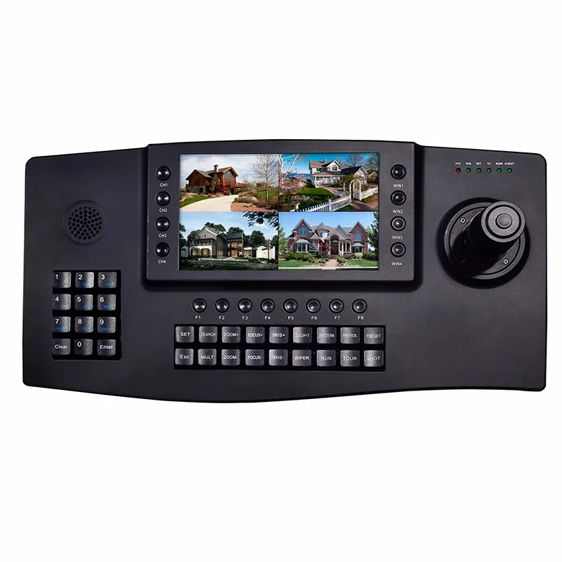7 дюймовый CCTV контроллер безопасности 4d джойстик RS485 порты клавиатура ЖК экран