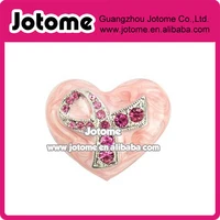Wholesale free shipping Pink Ribbon Breast Cancer brooch Pin