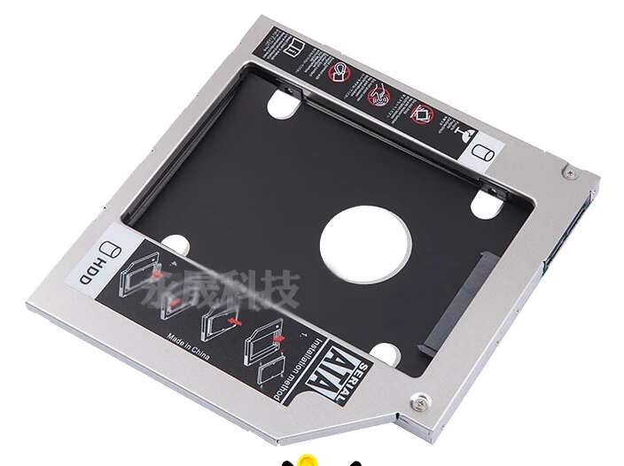 2.5 &quotSATA Алюминий 2nd жесткий диск SSD HDD Caddy Bay адаптер для Fujitsu Lifebook A530 a531 AH530 t731 t900 t901
