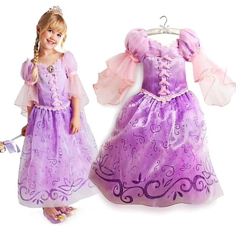 Новинка платье принцессы Софии с длинными волосами в европейском и американском