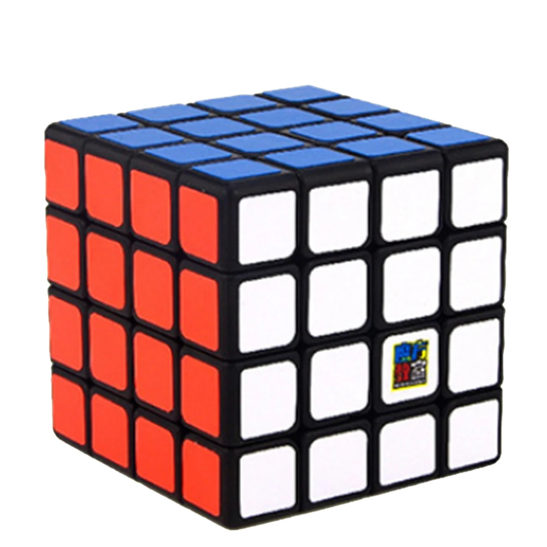 MoYu MF4 Cubing класс Speedcubing 4x4x4 волшебный куб пазл игрушки для начинающих - Цвет: Черный
