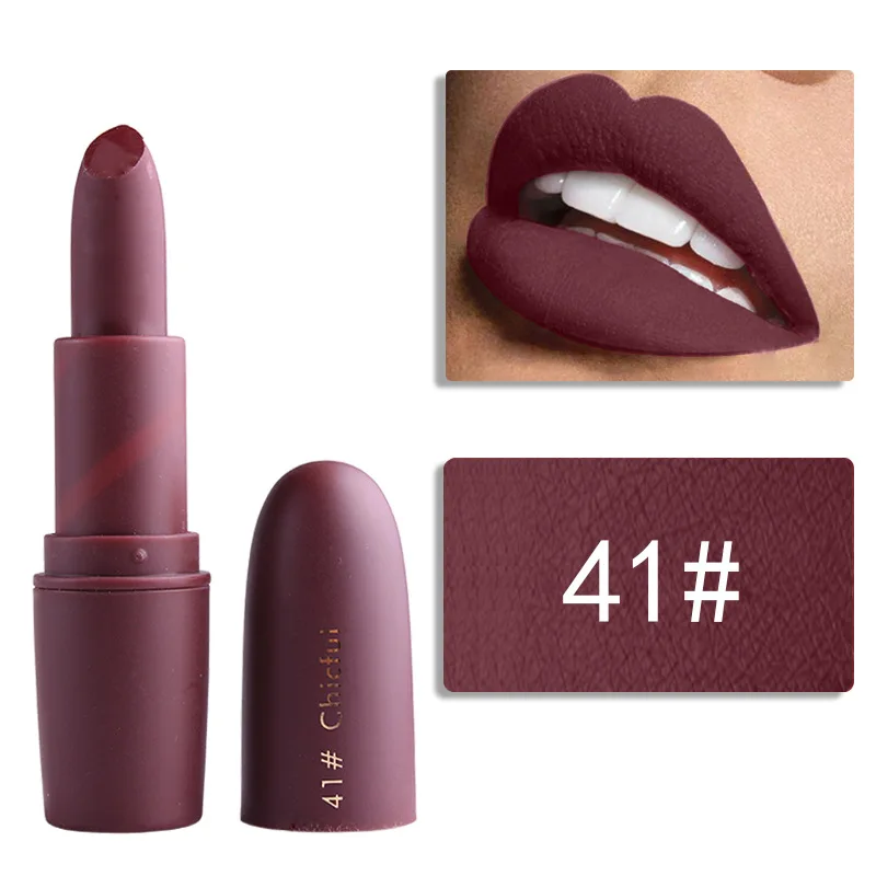 MR41 18 цветов MISS ROSE Nude губная помада водостойкая вампир коричневый красота красный ребенок губы матовая губная помада batom макияж - Цвет: MR41