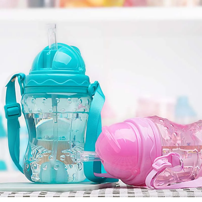 Детские бутылки с соломинкой портативные чашки для воды детский чайник