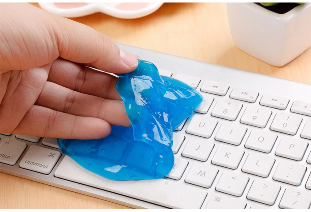 Новая клавиатура Lizun Slime клей волшебный гель Супер Пыль Чистая глиняная грязь принадлежности игрушки хлопок талисманы для клавиатуры ноутбука