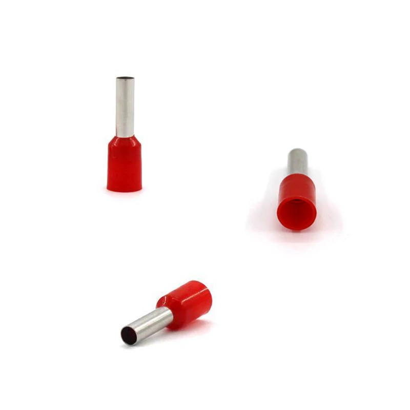 Free Shipping 100pcs/Pack E1008 Insulated Ferrules Terminal Block Cord End Wire Connector Electrical Crimp Terminator | Обустройство