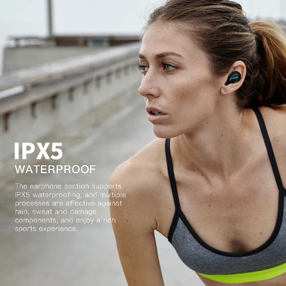 Последние Q33 Bluetooth наушники 5 0 TWS беспроводные вкладыши Blutooth гарнитура спортивные