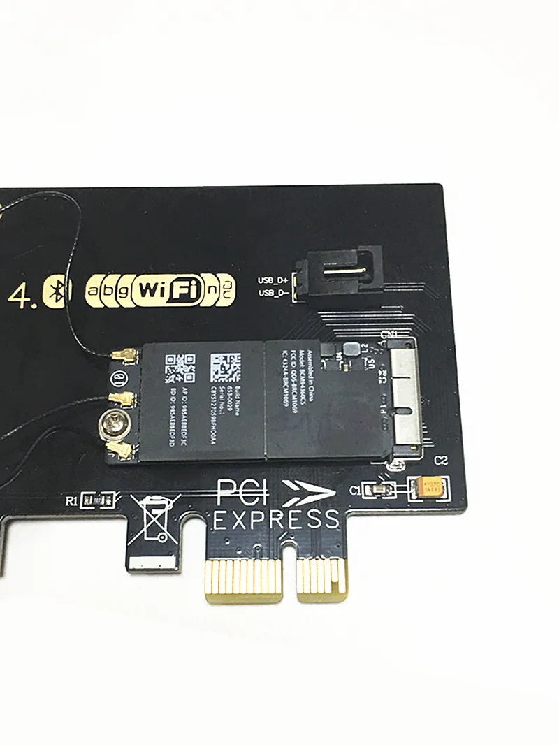 Бесплатная доставка Двухдиапазонная 802 11 AC беспроводная Wi-Fi карта BCM94360CS