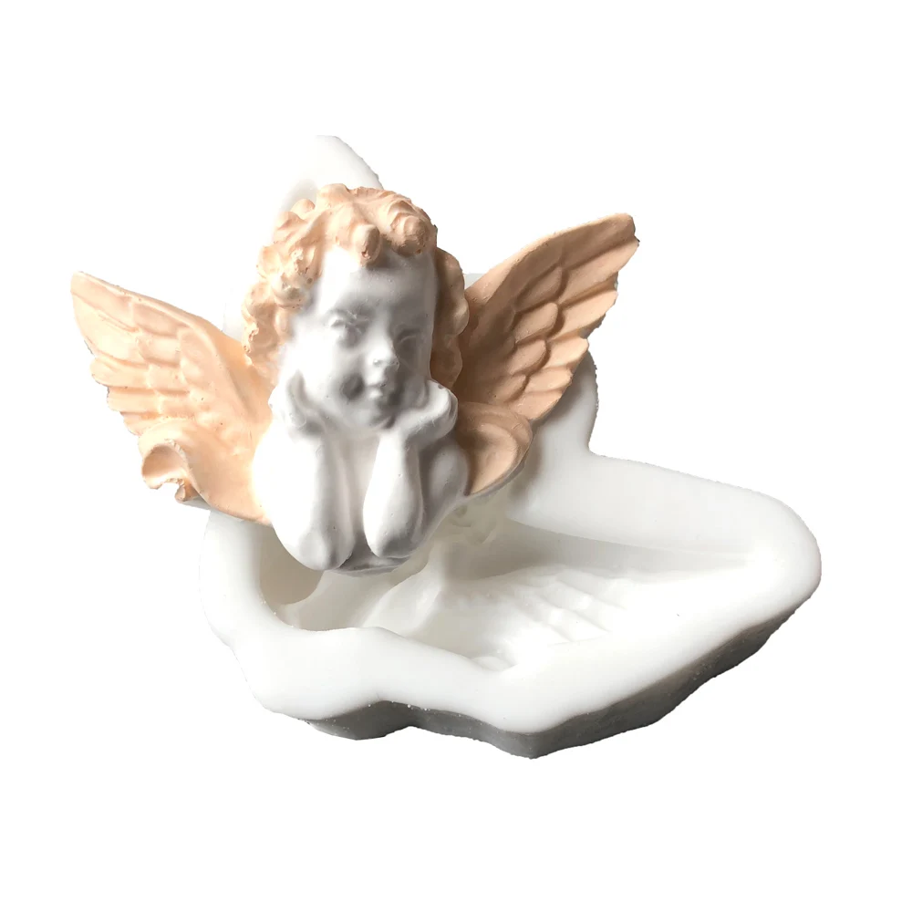 Aouke Baby Angel Shape Fondant Cupcake формы для украшения торта силиконовая форма Sugarpaste Конфеты