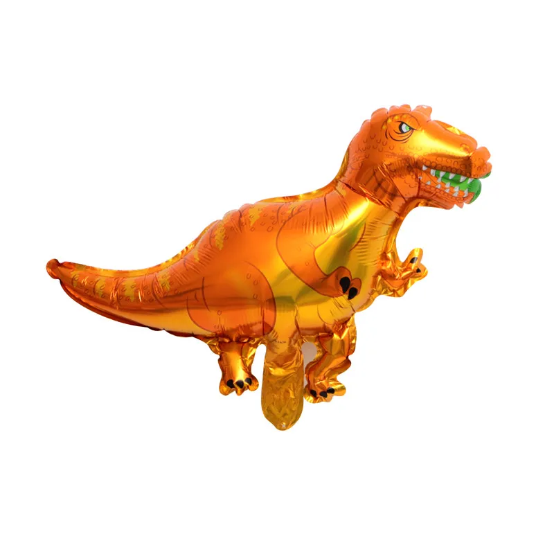 10 шт Мини динозавр Фольга шар для мальчиков воздушные шарики в виде животных