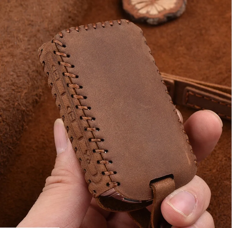 Чехол ручной работы для автомобильного ключа держатель VOLVO S90 V90 XC90 XC60 XC40 T5 T6 T8 2017