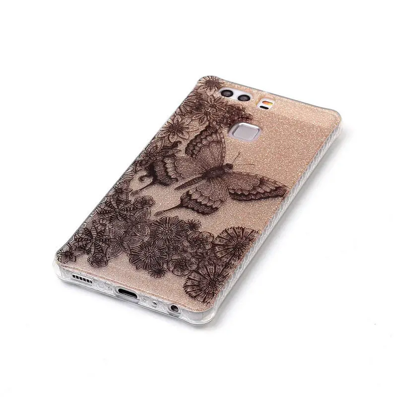 Howanni Flash powder Soft Colorful Case For Huawei P9 5.2 Inch Back Cover | Мобильные телефоны и аксессуары