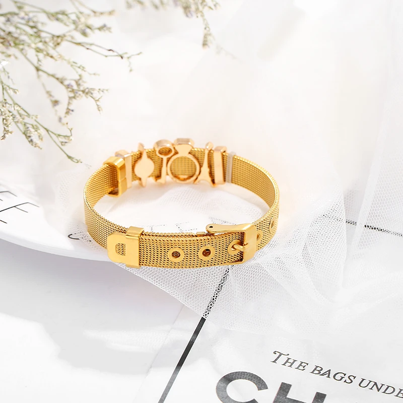 Браслеты CHIELOYS из нержавеющей стали женские роскошные ювелирные украшения от