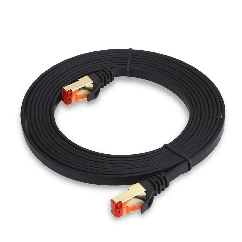 Плоский Ethernet Кабель CAT6 RJ45 Lan сетевой гигабитный соединительный кабель