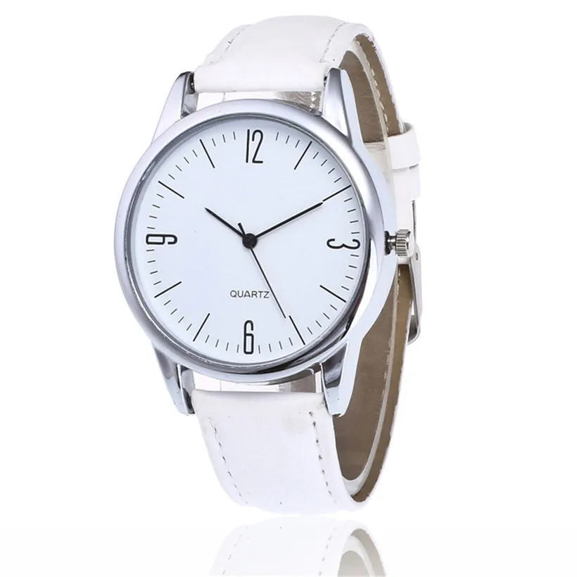 Новые роскошные красивые парные Модные Простые Стильные Кожаные аналоговые