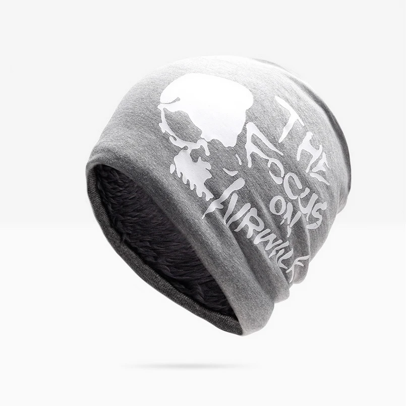 NUZADA Зимние головные уборы для мужчин и женщин Skullies Beanie Hat Hedging cap Мужская плюс пух двухслойная ткань теплая зимняя шапка s Beanies