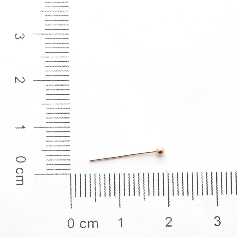 Булавка с шариковой головкой медная золотая родиевая 1000 шт. 0 5x16 мм фурнитура