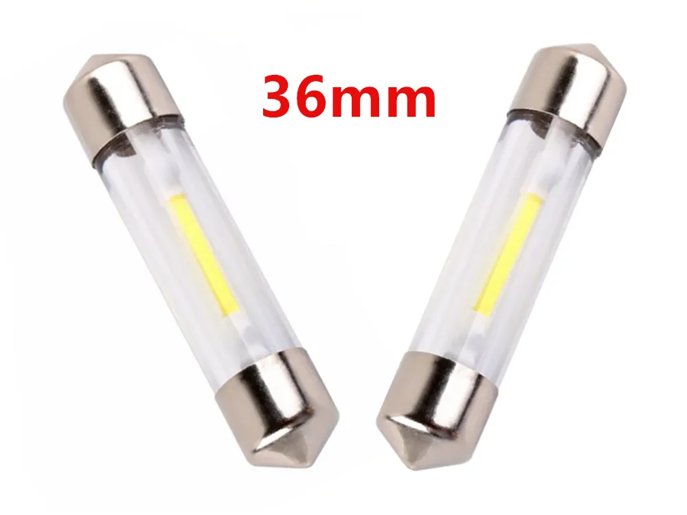 Автомобильные светодиодные лампы C5W COB 2 шт. 36 мм 12 В|c5w cob|car led bulblight source |
