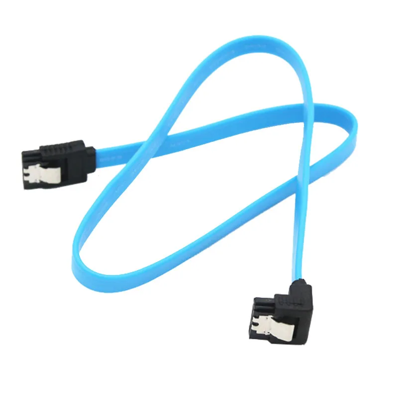 Высокоскоростной прямой прямоугольный кабель 6 Гбит/с SATA 3 0 ГБ/сек. III плоский для