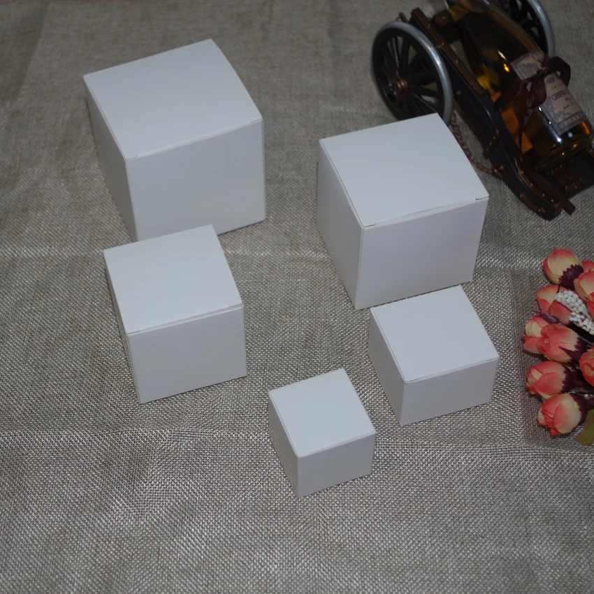 2018 50 шт 5x 5/6x 6/7x 7/8x8 см белая бумажная коробка помада сделай сам парфюмерная