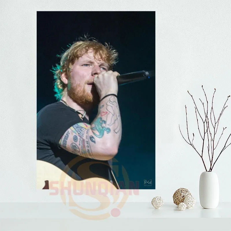 ShunQian Ed Sheeran постер на заказ ваши любимые фотографии постеры для гостиной подарок