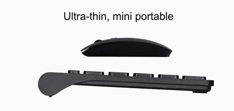 Мини Беспроводная мышь Клавиатура для ноутбука Настольный компьютер Mac домашний офис эргономичная игровая клавиатура мышь комбинированная мультимедийная