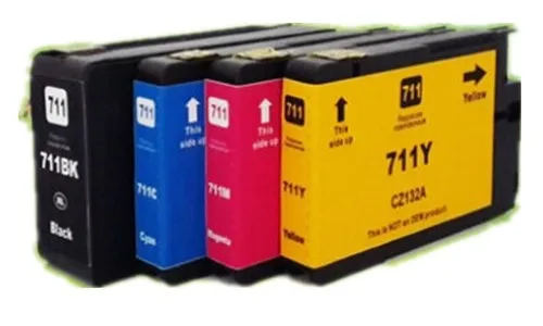 Чернильный картридж Hisaint для HP 711XL CZ133A CZ130A CZ131A CZ132A принтера T120 24 дюйма/T120 610 мм|ink