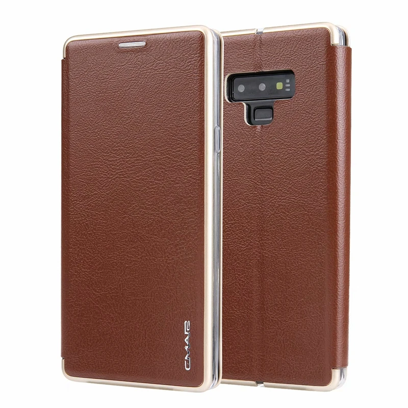 Note 9 кожаный чехол бумажник из искусственной кожи с магнитной откидной крышкой