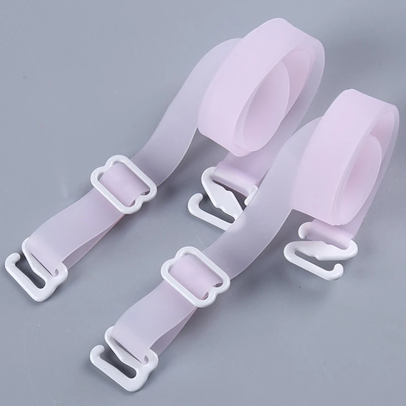 Women 1.8cm Wide Adjustable Clear Bra Straps Non Slip Transparent Strap Backless Shoulder Accessories | Женская одежда