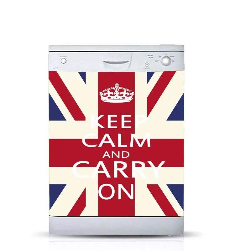 3d наклейка на дверь холодильника для мытья в посудомоечной машине|Наклейки