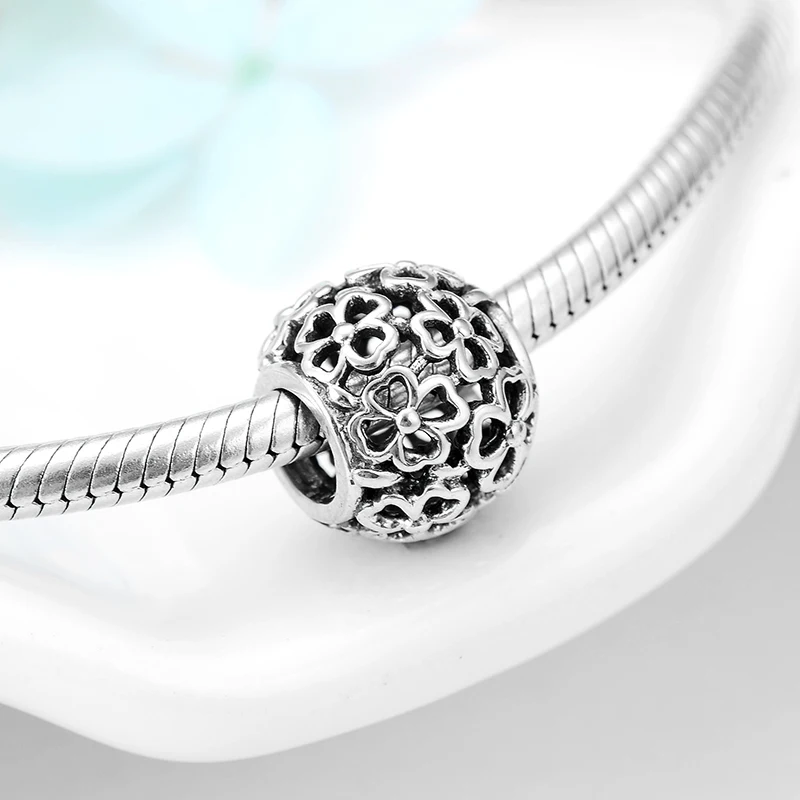 Подарите любовь и удачу сердце формирователь-лист клевера серебро 925 пробы