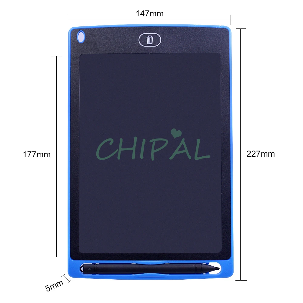 CHIPAL 8,5 ''lcd цифровой планшет портативный умный электронный блокнот графические планшеты доска для рисования с стилусом для детей