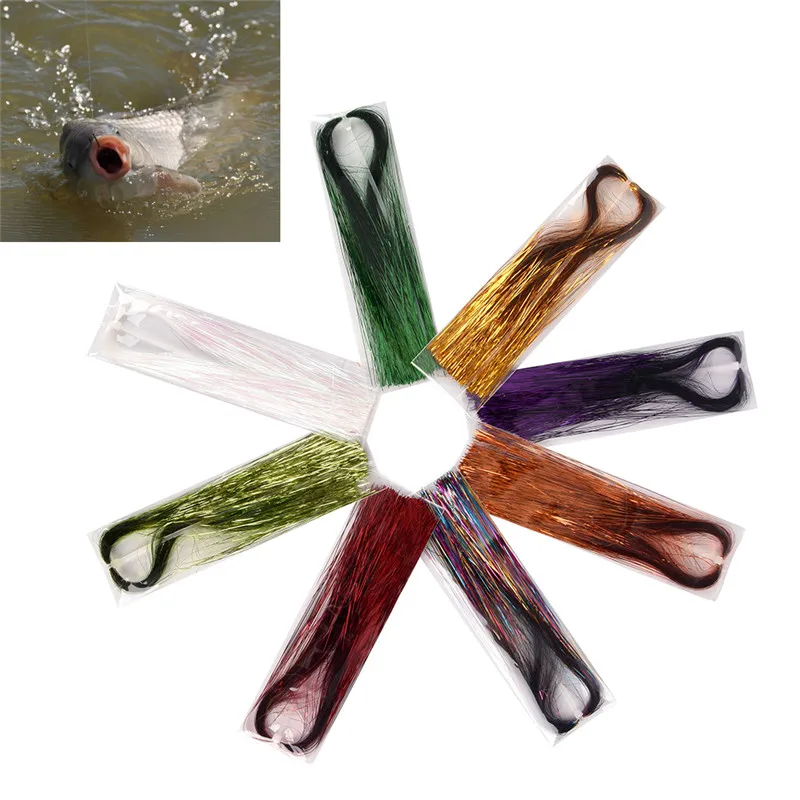 400 шт./пакет долговечные волнистые нейлоновые волокна материалы для вязания